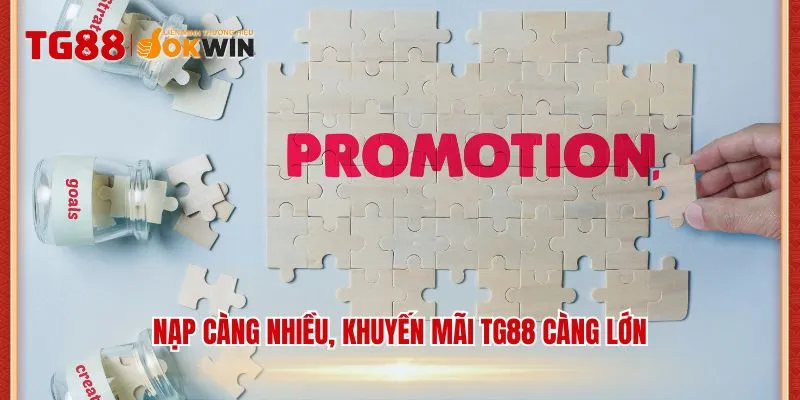 Nạp càng nhiều, khuyến mãi TG88 càng lớn